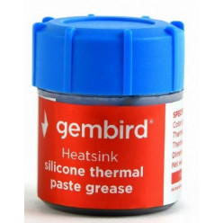 Термопаста Gembird TG-G15-02, 15 г, -30 ~ 280° C, серая